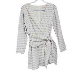 La Maison Talulah dress white & blue striped M